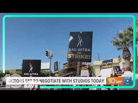Actors' union to negotiate with studios today
