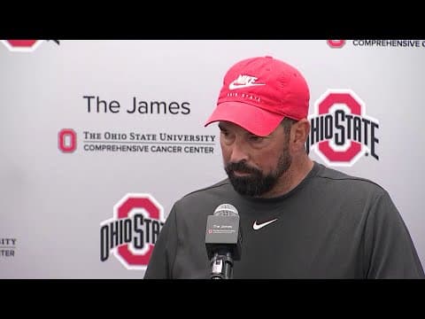 Head coach Ryan Day announces Will Howard as Ohio State's starting QB