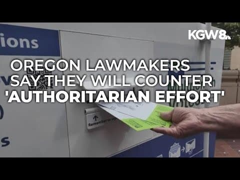 Oregon lawmakers vow to protect vote by mail after Trump's promise to end it