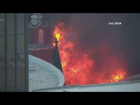 First Baptist Dallas celebrates Easter Sunday after fire at sanctuary