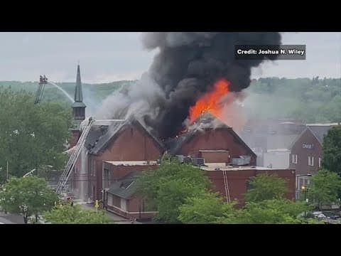Large fire destroys beloved Coshocton church