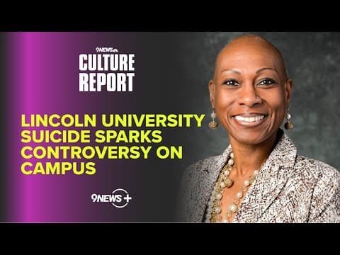 Culture Report | Lincoln University Suicide Sparks Controversy