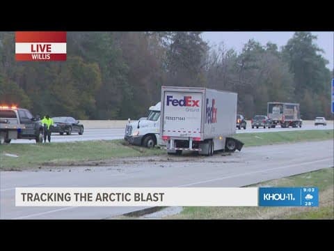 KHOU 11 Team Coverage: Tracking the Arctic blast, road conditions in Southeast Texas
