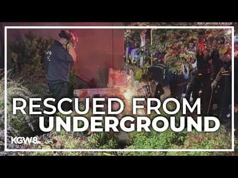 Person rescued after getting stuck in vault in Southeast Portland