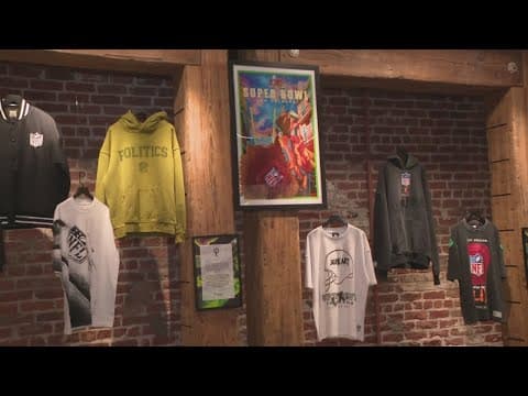 NFL merch pop up shop| Origins an NFL Collection in New Orleans for Super Bowl LIX