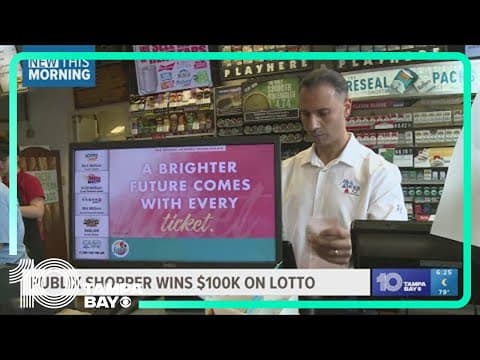 Tampa Publix shopper wins $100k in Florida Lottery