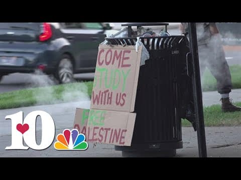 UT students hold protest against the war in Gaza