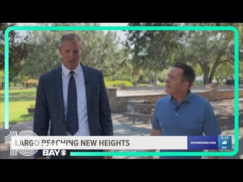 Mayor walks tall and says Largo is reaching new heights