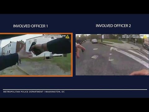 Bodycam video shows DC Police shoot, kill man accused of shooting at officers