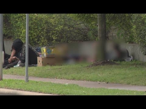 Houston residents concerned over persistent homelessness issue near Fulton, Cavalcade streets