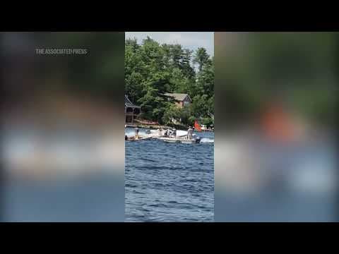 Teen safely stops runaway boat speeding in circles on New Hampshire's Lake Winnipesaukee