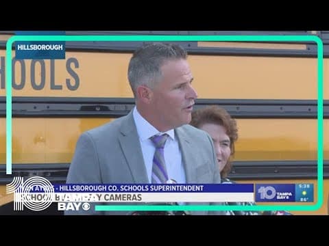 Hillsborough County school buses now feature cameras on stop arms
