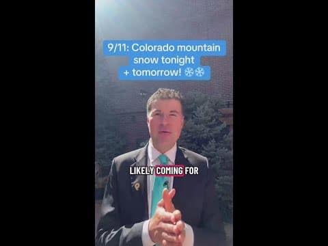 Colorado mountain snow Friday❄️❄️