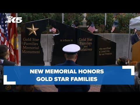New memorial honors Gold Star families