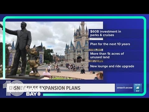Disney pouring $60 billion into theme parks, cruises over the next 10 years
