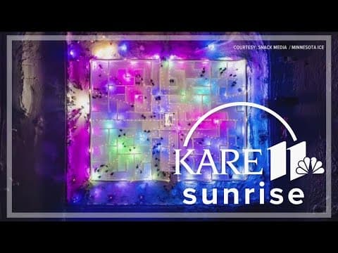 World's largest ice maze under construction in Viking Lakes