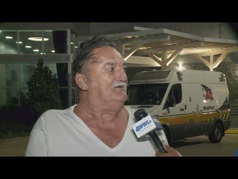 Man still reeling from Ida, keeps spirits high in Lafourche Parish shelter following Francine