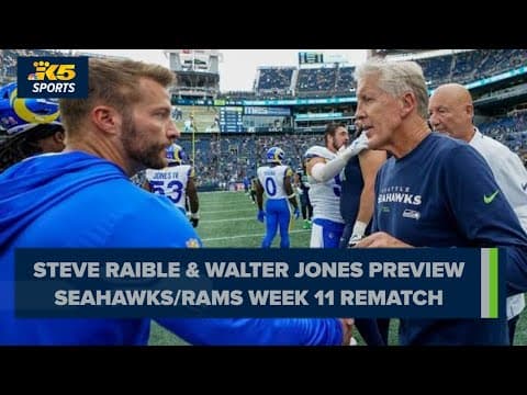 Steve Raible, Walter Jones preview Seahawks' rematch with Rams in Week 11