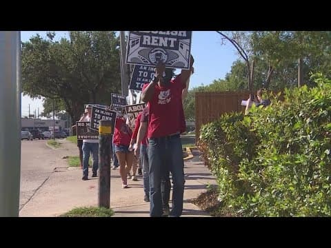 Houston residents demand action from apartment complexes after wrongful evictions