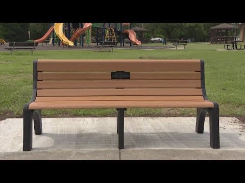 Memorial bench unveiled for Jarvon Coles at Northshore Park months after his death