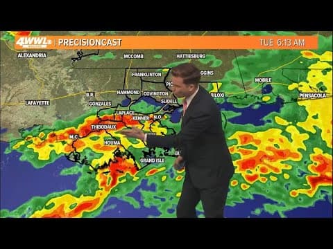New Orleans Weather: Heavy rain could impact Tuesday morning