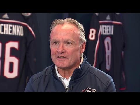 Full interview: Dean Evason excited for opportunity to coach Columbus Blue Jackets