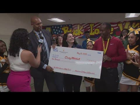 Maryland PE teacher gets a surprise for Teacher Appreciation Week