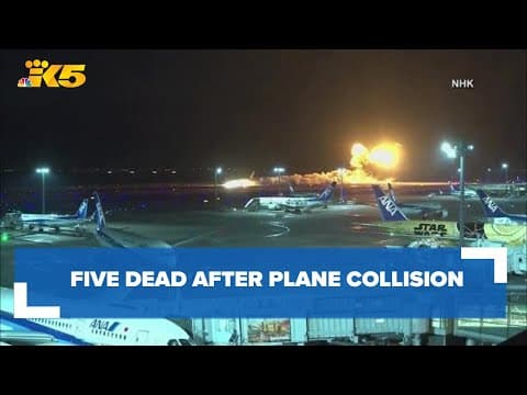 Update: Five dead after plane collision in Tokyo
