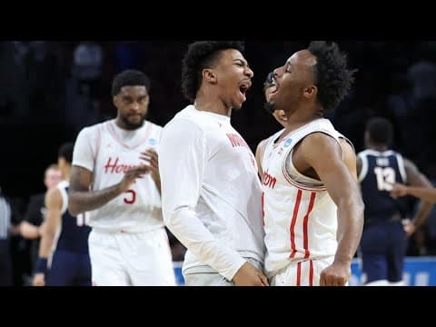 Inside the locker room: Houston survives Gonzaga rally to advance in the NCAA Tournament