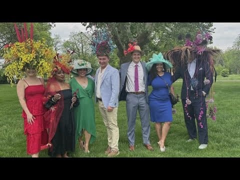Franklin Park Conservatory hold its 23rd annual 'Les Chapeaux dans le Jardin'