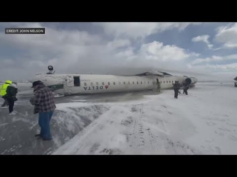 Delta Airlines offers $30,000 to passengers on flipped plane