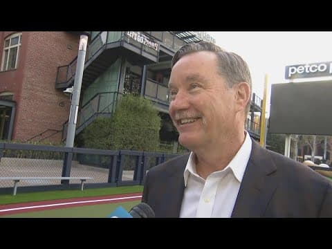 Tom Seidler talks about ways his brother Peter is being honored at Petco Park