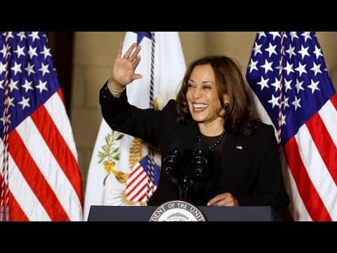Vice President Harris talks infrastructure during trip to Columbus