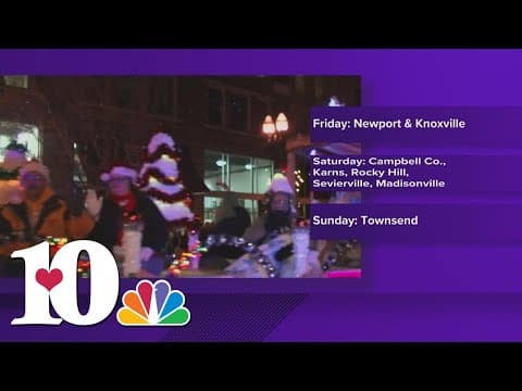 Christmas parades spreading cheer this weekend