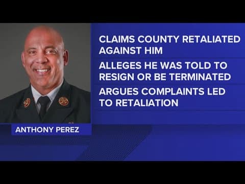 Former Pasco County fire chief sues county after his sudden resignation