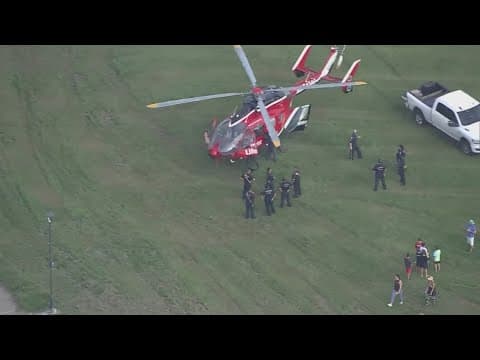 Life Flight makes emergency landing at Godwin Park in Meyerland