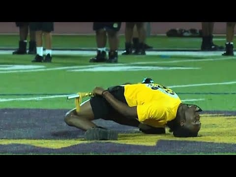 South Oak Cliff High School Marching Band halftime performance (September 6, 2024)