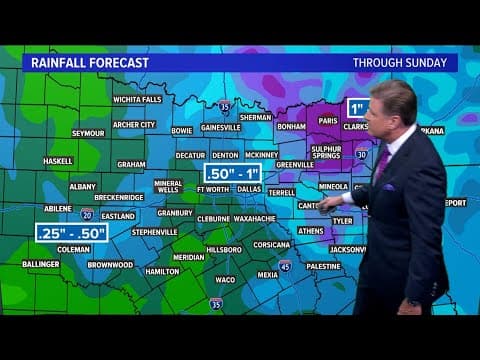 DFW Weather: Cooler days ahead as cold front moves into North Texas