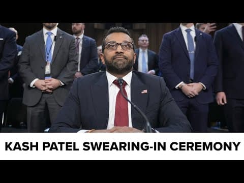 LIVE: Kash Patel swearing in as director of the FBI