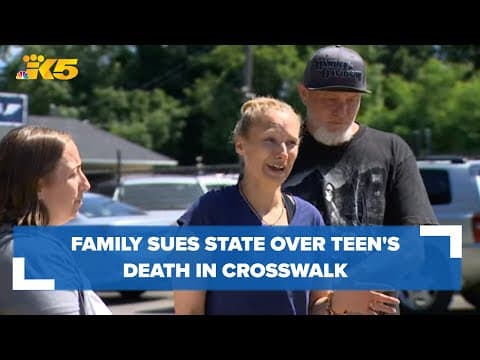 Family of Pierce County 13-year-old struck, killed in crosswalk sues state, driver over his death