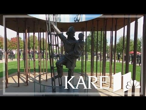 Dozens gather for memorial service honoring fallen firefighters