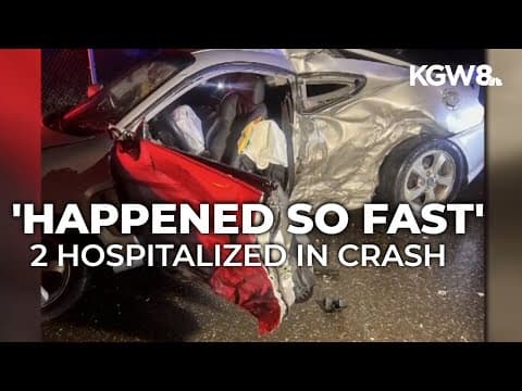 Portland food cart owner hospitalized after suspected DUI driver crashes into car