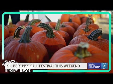 Looking for weekend plans? St. Pete Pier Fall Festival to bring games, food vendors and more