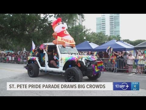2025 St. Pete Pride Parade draws big crowds
