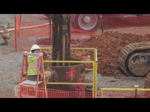 McGhee Tyson Airport garage construction running behind plan due to weather, ground issues