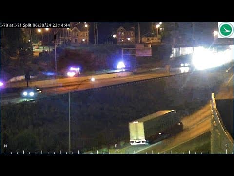 1 dead following crash on I-70 West near downtown Columbus