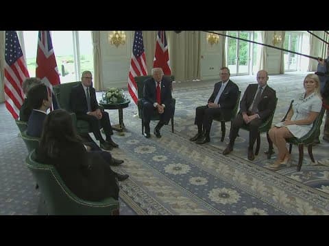 President Trump hosts UK PM Starmer in Scotland