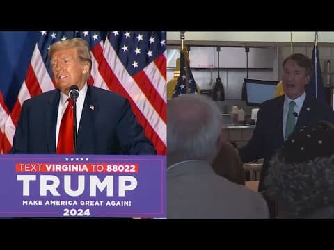 Gov. Glenn Youngkin will appear alongside Donald Trump in Chesapeake, VA
