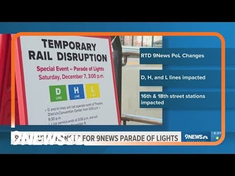 9NEWS Parade of Lights: What to know for the 50th annual Denver parade