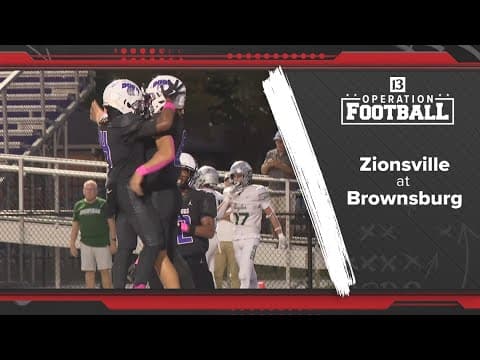 No. 1 Brownsburg steamrolls Zionsville in 38-6 win | Operation Football